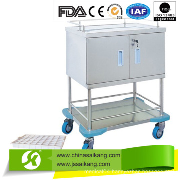 China Factory Simple Utility Transfer Medicine Trolley Equipment